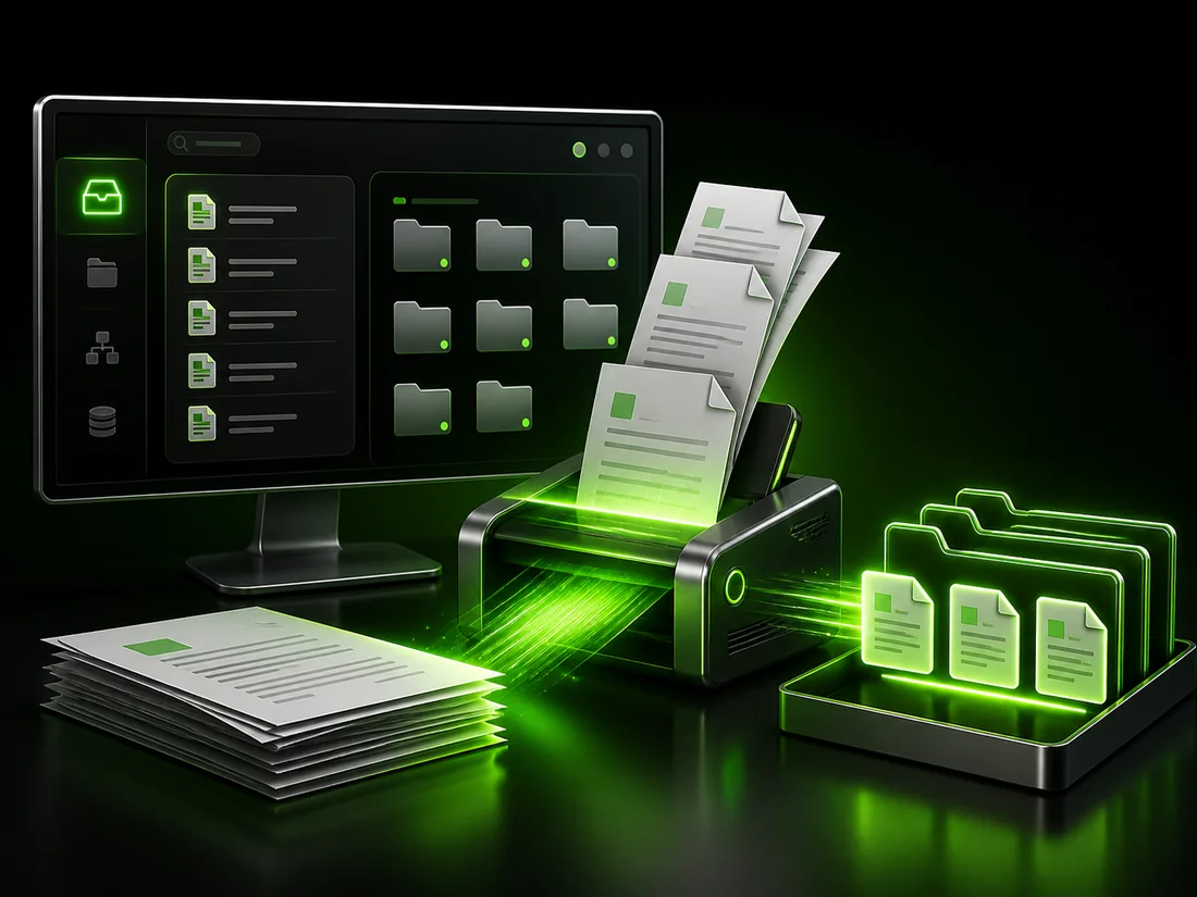 Automatisierte Verarbeitung von E-Mails und Dokumenten im Büro
